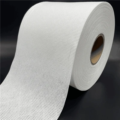 Faserarmer Viskose-Polyester-Spunlace-Vliesstoff